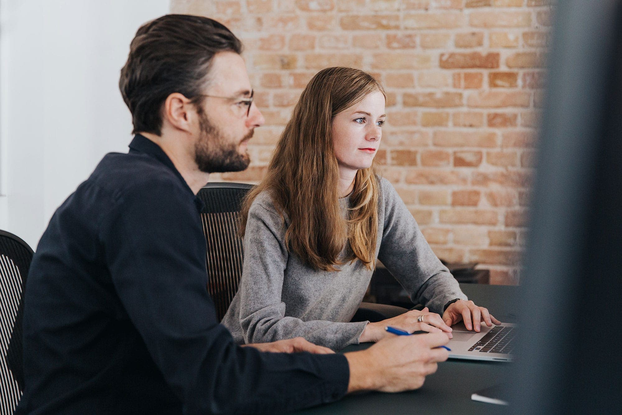 UX designer developing a branded user interface